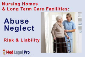 Nursing home long-term caregiver with patient